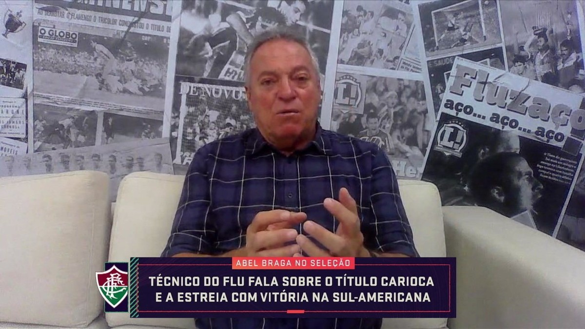 Abel Braga faz balanço de início de trabalho no Fluminense e revela 