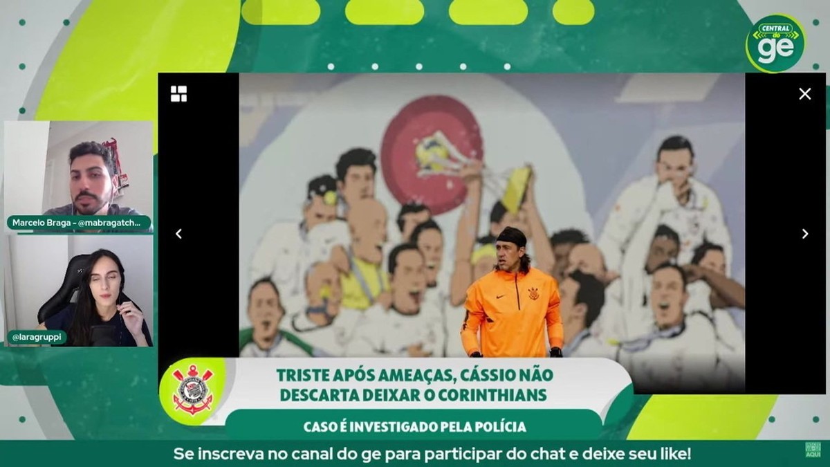 Ação da polícia e papo com agente: por que Cássio aceitou continuar para estreia do Corinthians - Globo.com