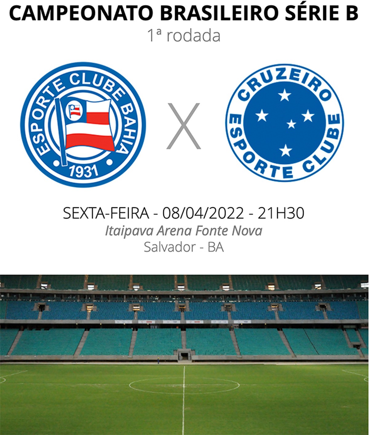 Bahia x Cruzeiro: veja onde assistir, escalações, desfalques e arbitragem - Globo.com