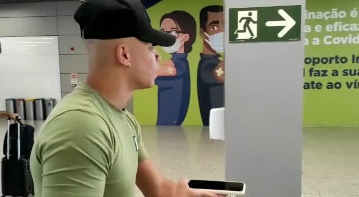 Caio Dantas desembarca em BH para reforçar o Cruzeiro na sequência da temporada - Globo.com