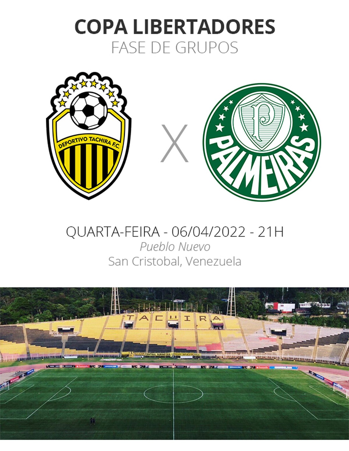 Deportivo Táchira x Palmeiras: veja onde assistir, escalações, desfalques e arbitragem - Globo.com