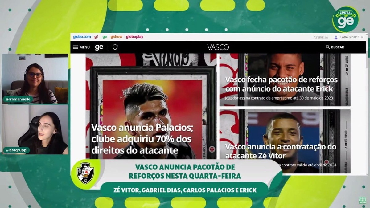 Dirigentes do Genoa, clube que pertence à 777 Partners, acompanham treino do Vasco - Globo.com