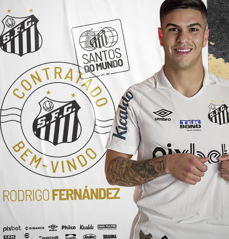 Santos anuncia chegada do volante Rodrigo Fernández por empréstimo - Gazeta Esportiva