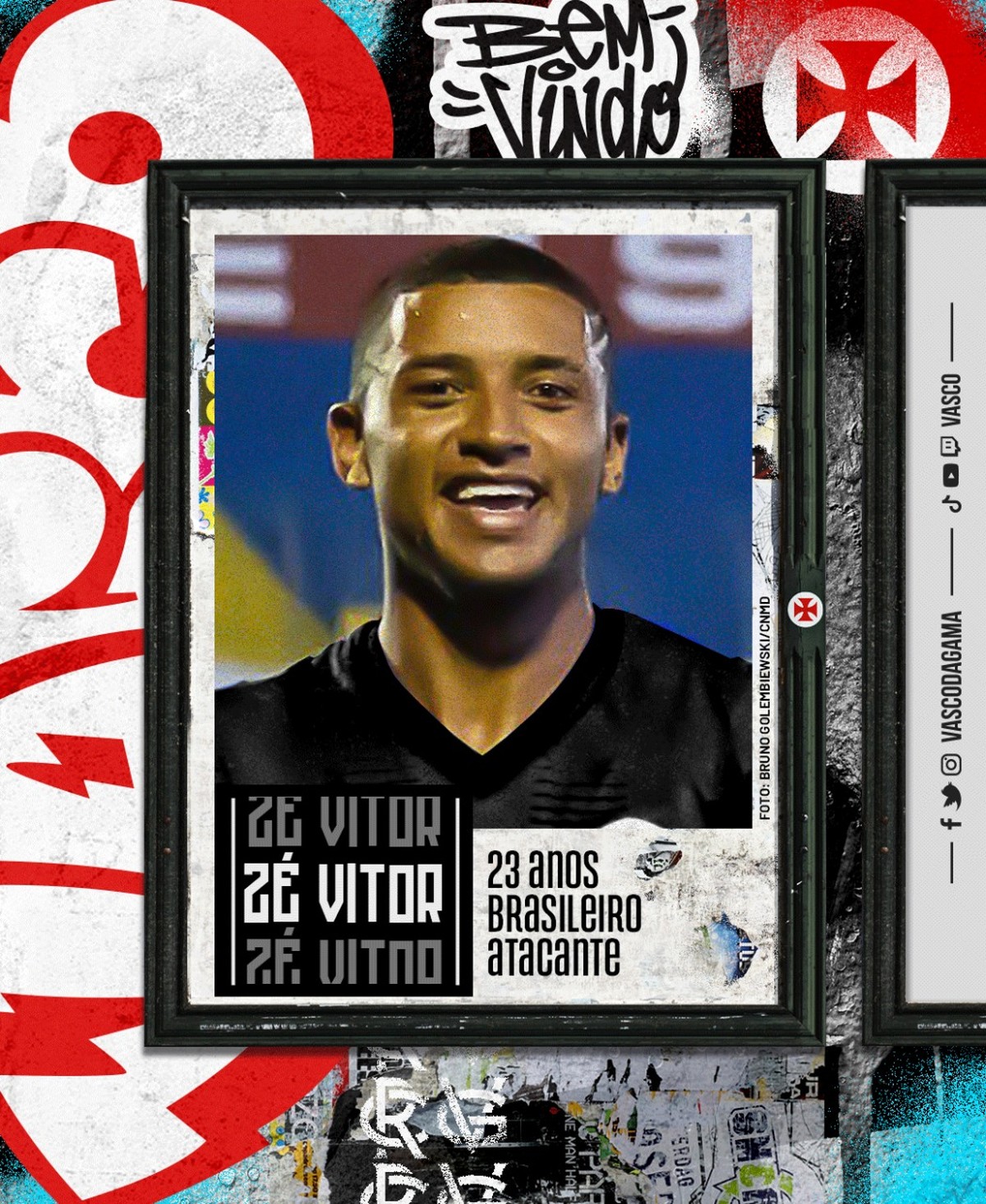 Vasco anuncia a contratação do atacante Zé Vitor - Globo.com